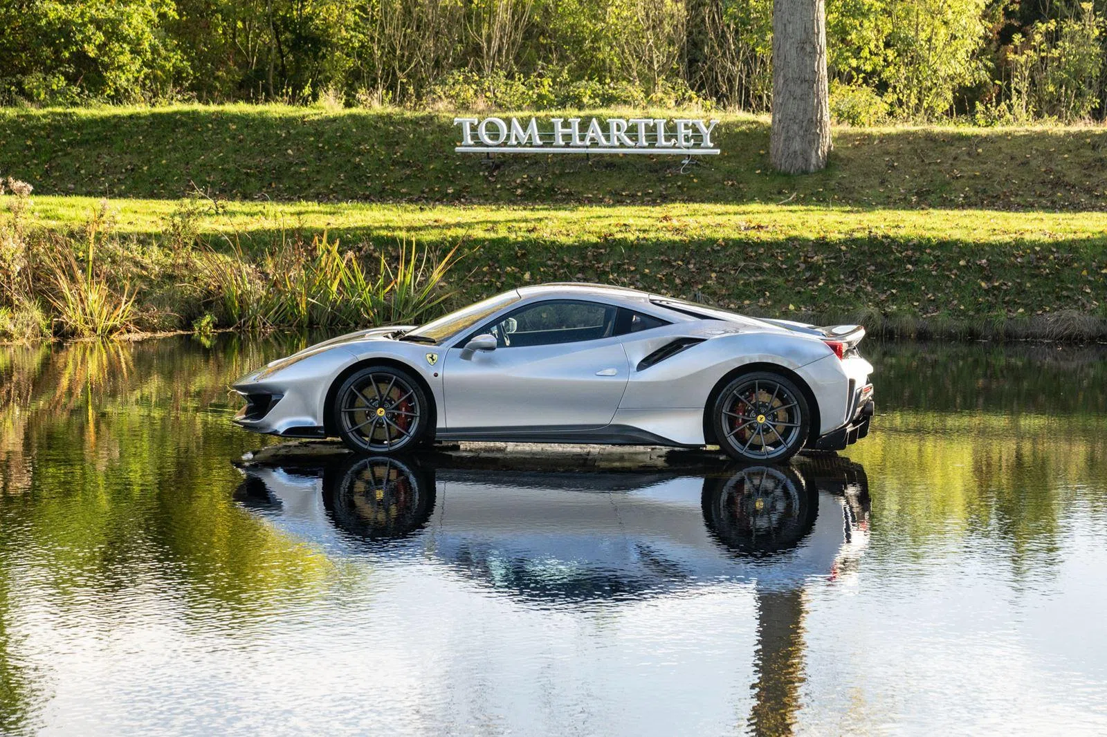 2019 Ferrari 488 PISTA for sale, exterior, Argento Nurburgring