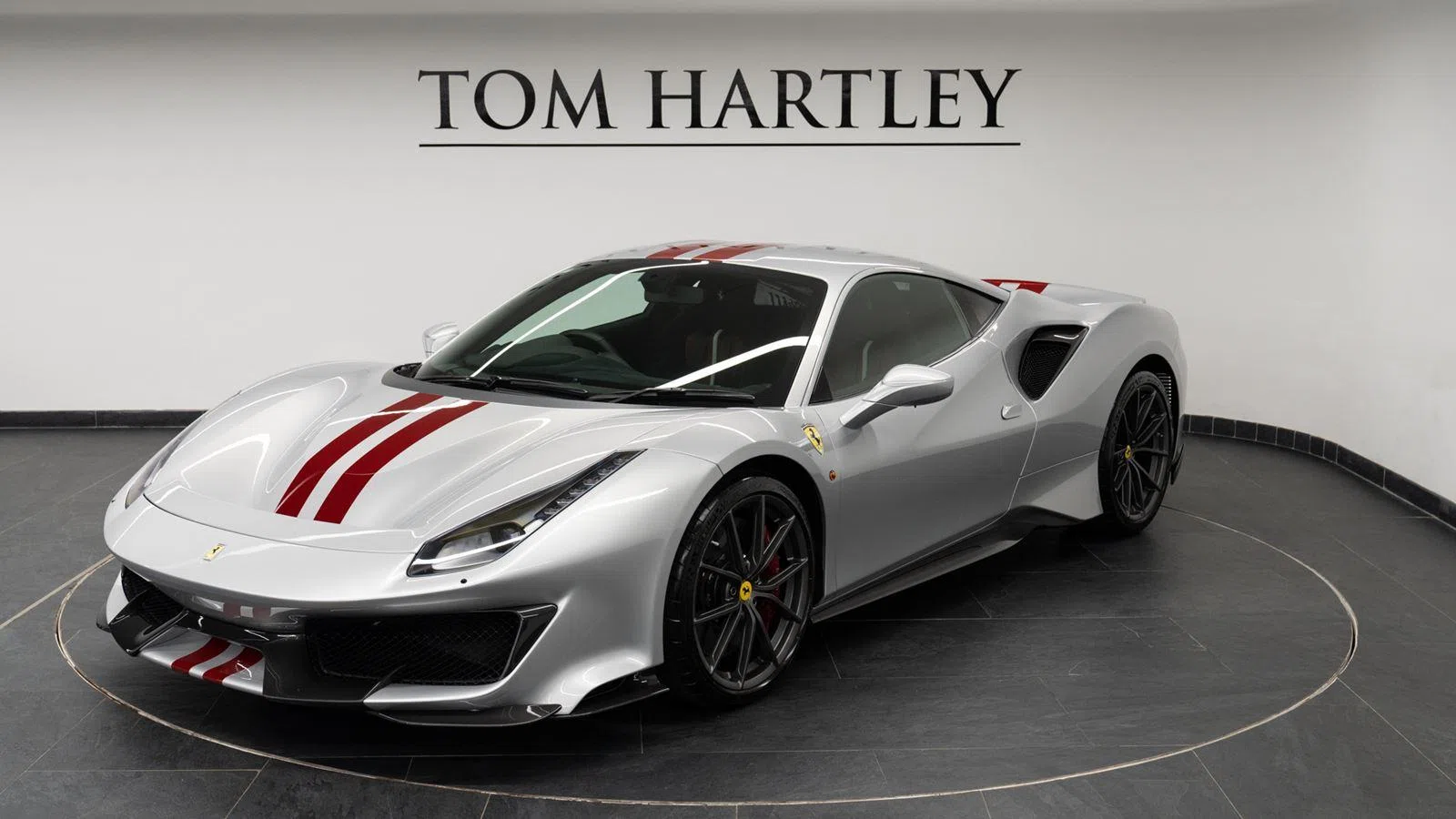 2019 Ferrari 488 PISTA for sale, exterior, Argento Nurburgring