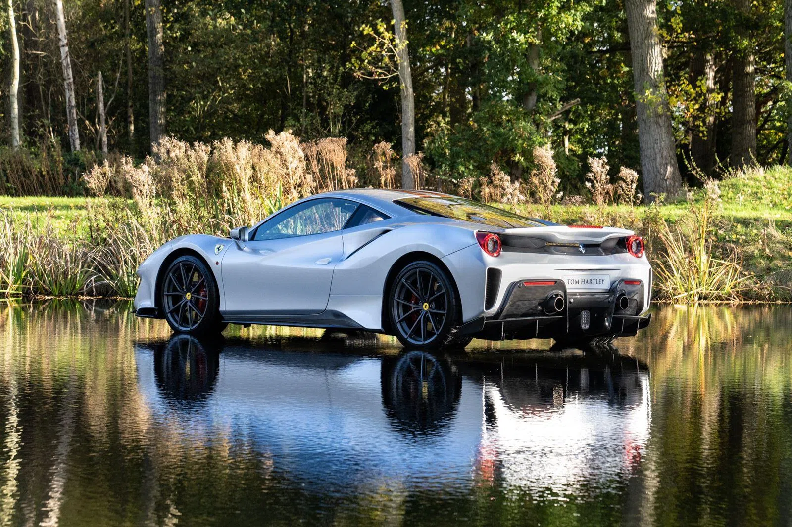 2019 Ferrari 488 PISTA for sale, exterior, Argento Nurburgring