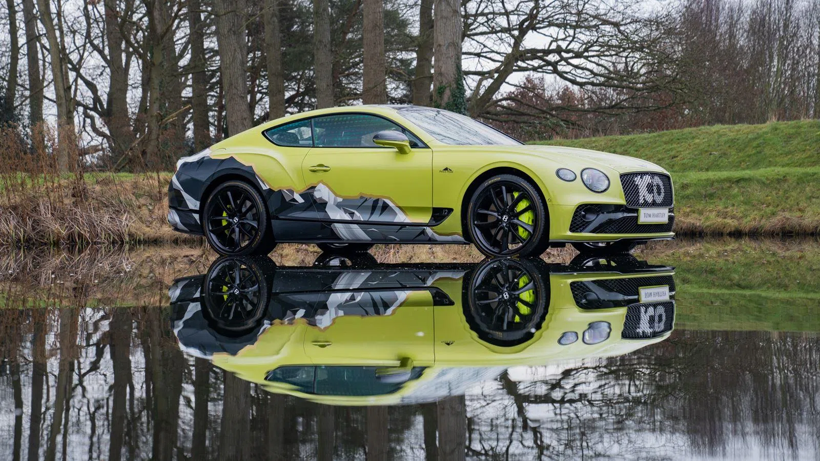 2020 Bentley CONTINENTAL GT W12 Limited Edition Pikes Peak for sale, exterior, Radium Green & Black