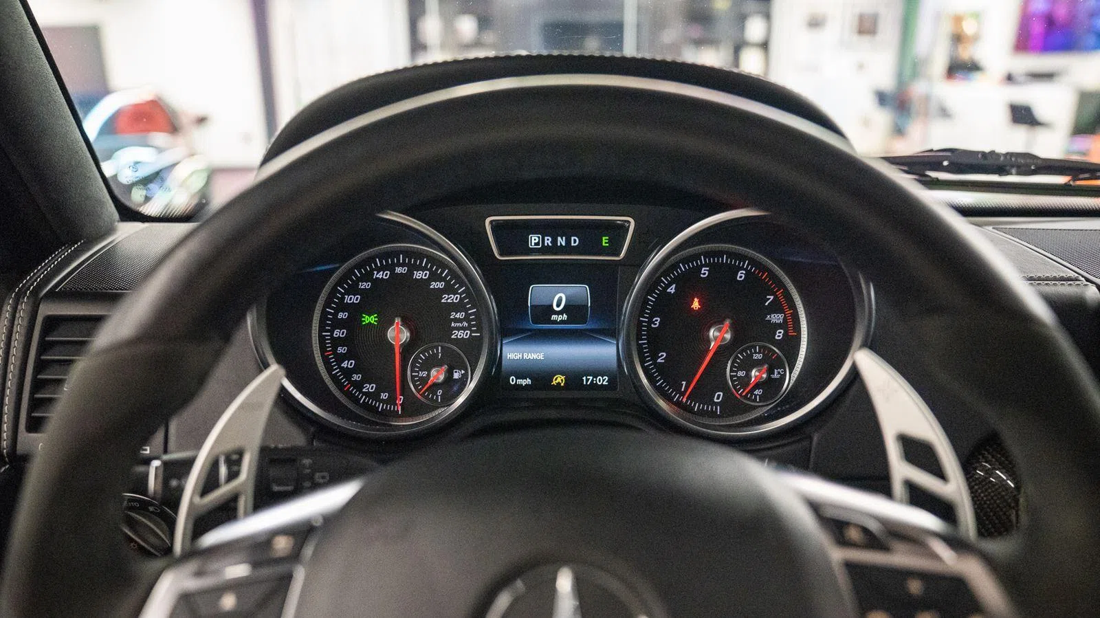 2016 Mercedes-Benz G500 4x4 SQUARED interior, Black Leather/Alcantara