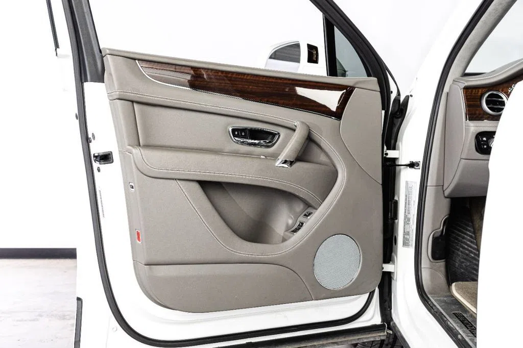 2018 Bentley Bentayga interior, door panel, Hopper, Leather