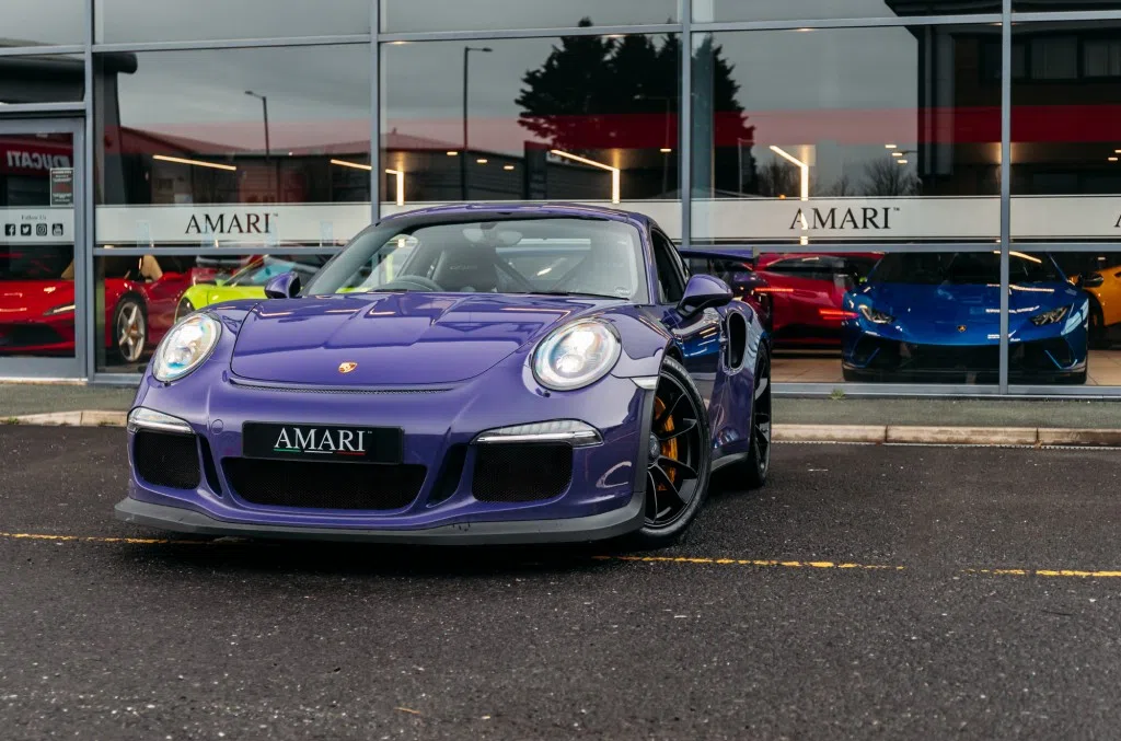 2016 Porsche 911 991 GT3 RS for sale, exterior, Ultra Violet