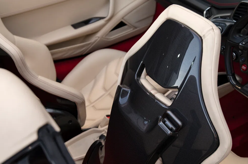 2012 Ferrari 458 Spider interior, Crema