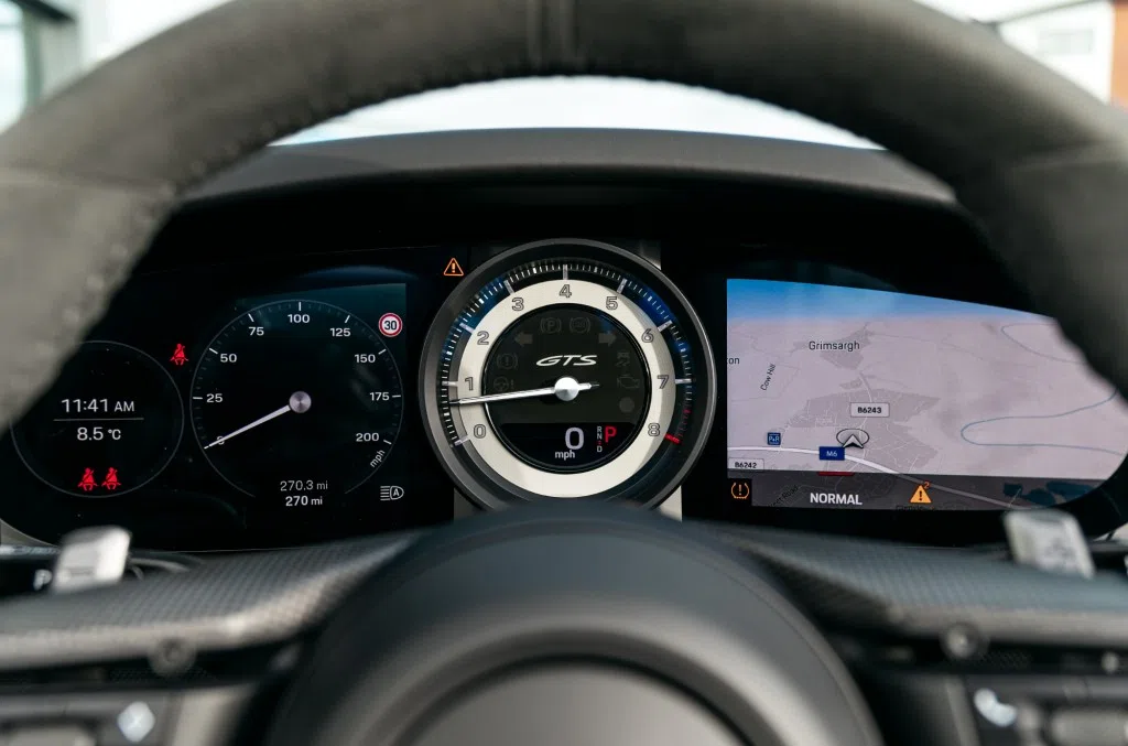 2021 Porsche 911 Carrera 4 GTS interior, Leather and Alcantara