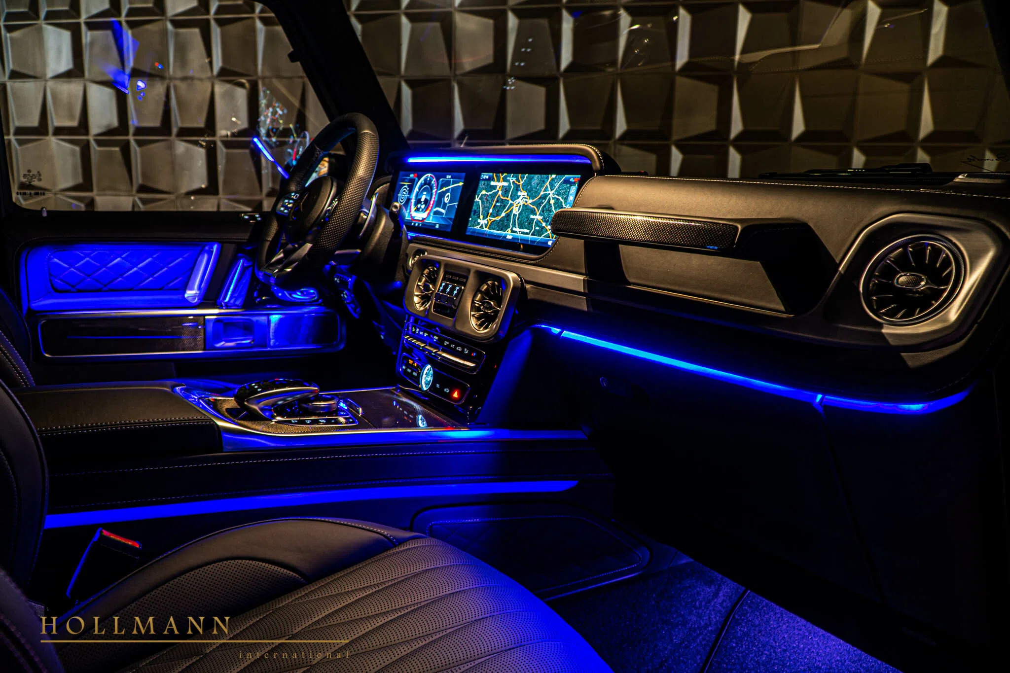 2022 Mercedes-Benz G 63 AMG interior, Black Leather