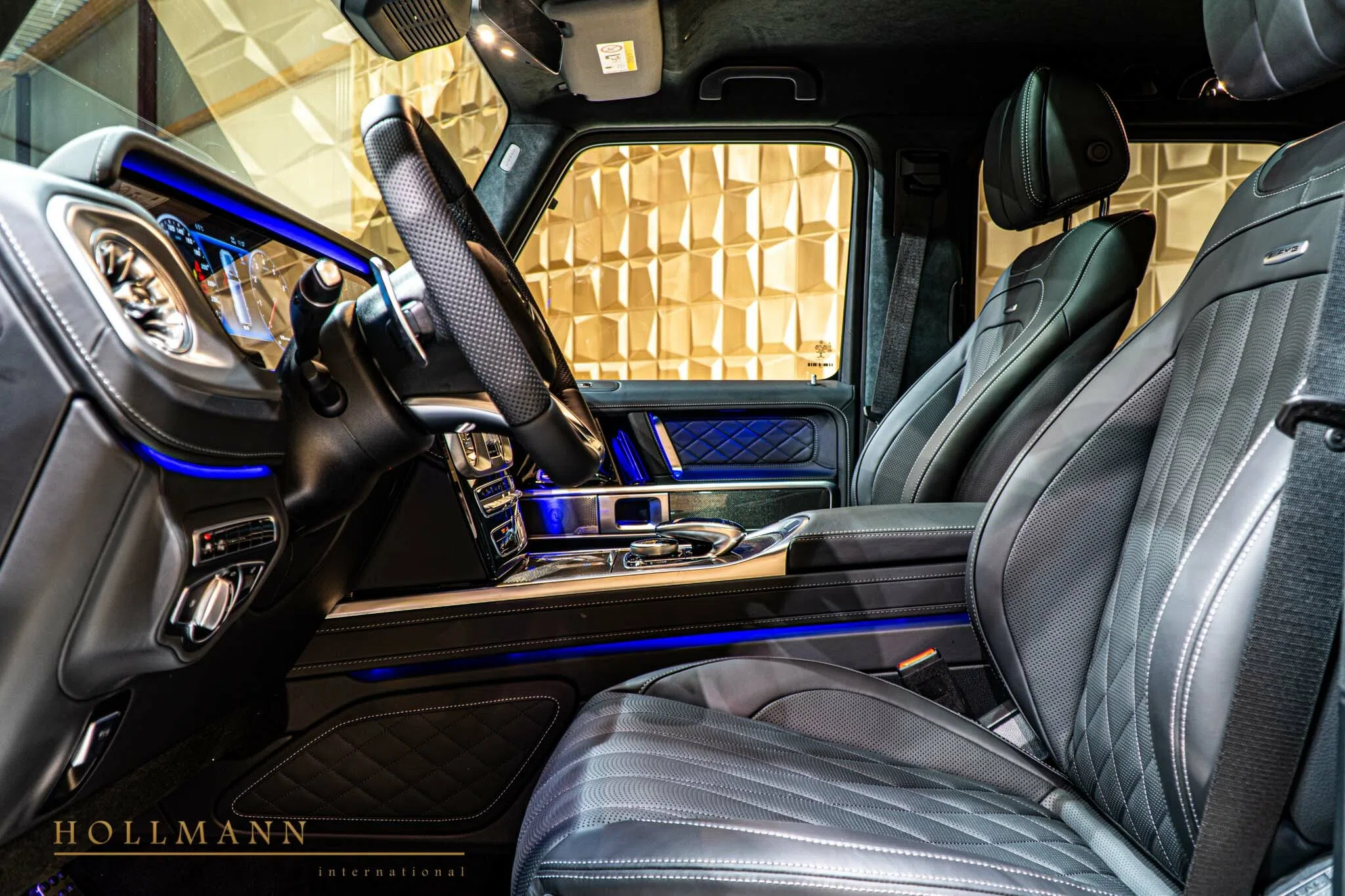 2022 Mercedes-Benz G 63 AMG interior, seats, Black Leather