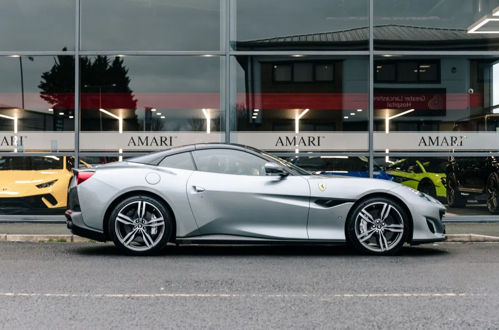 2019 Ferrari Portofino Convertible for sale, exterior, Grigio Titanio Metallic