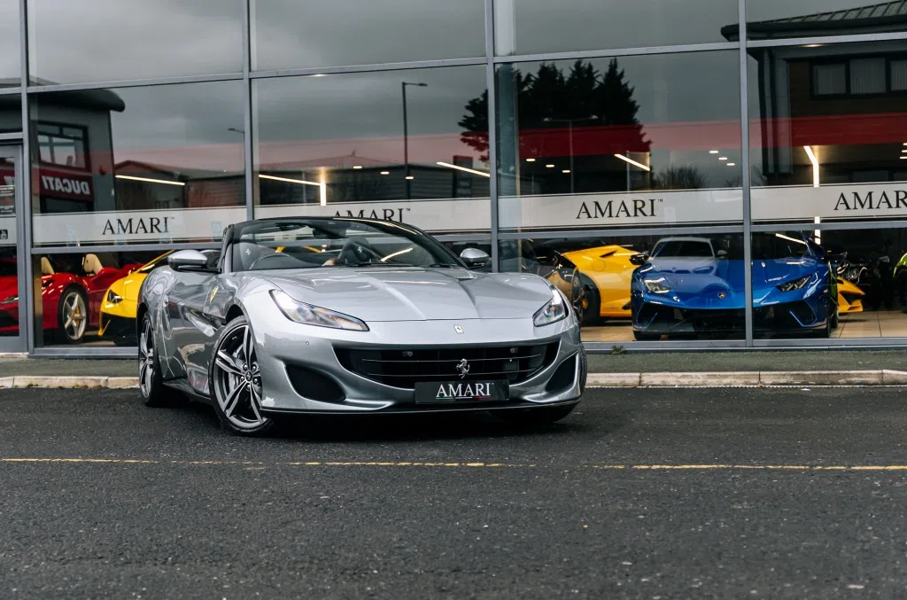 2019 Ferrari Portofino Convertible for sale, exterior, Grigio Titanio Metallic