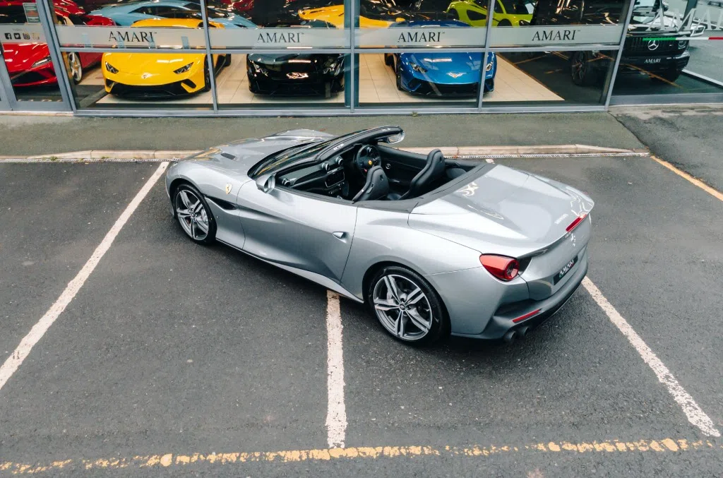 2019 Ferrari Portofino Convertible for sale, exterior, Grigio Titanio Metallic