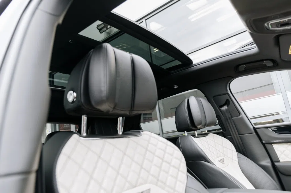 2020 Bentley Bentayga interior, seats, Black Hide