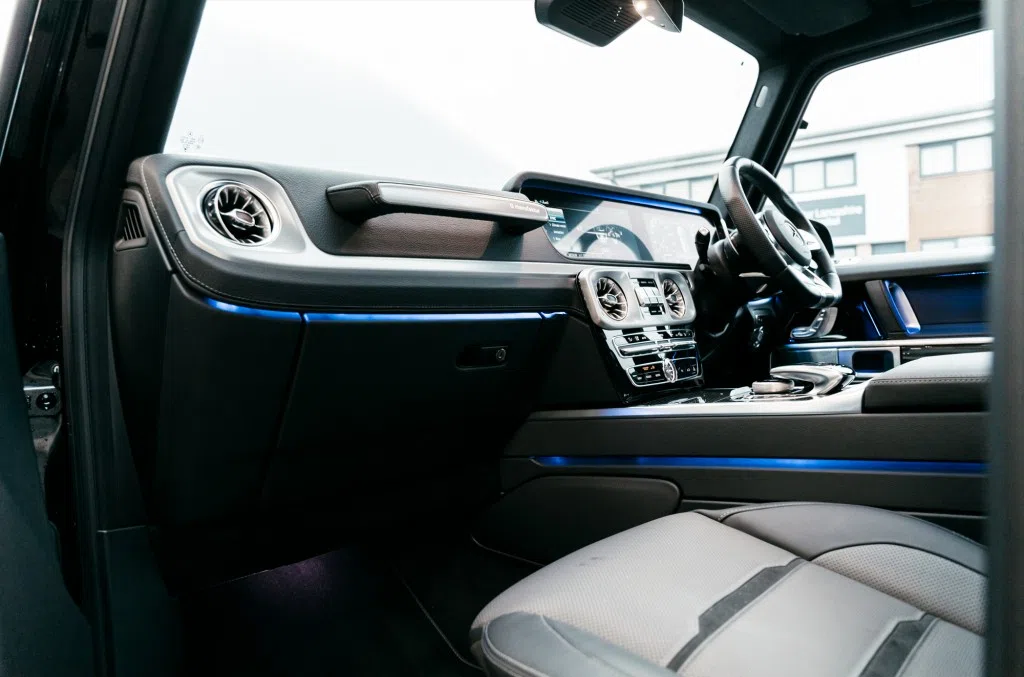 2021 Mercedes-Benz G 63 AMG interior, Leather