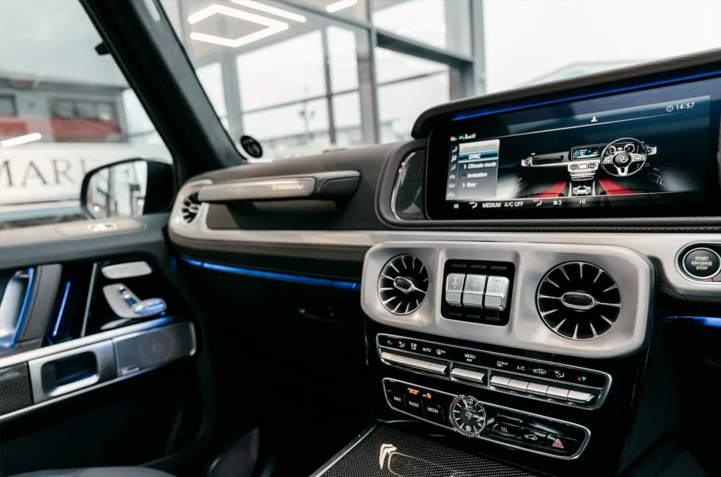 2021 Mercedes-Benz G 63 AMG interior, Leather