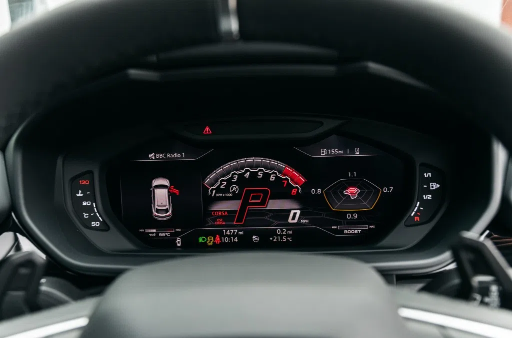 2020 Lamborghini Urus interior, Nero Ade