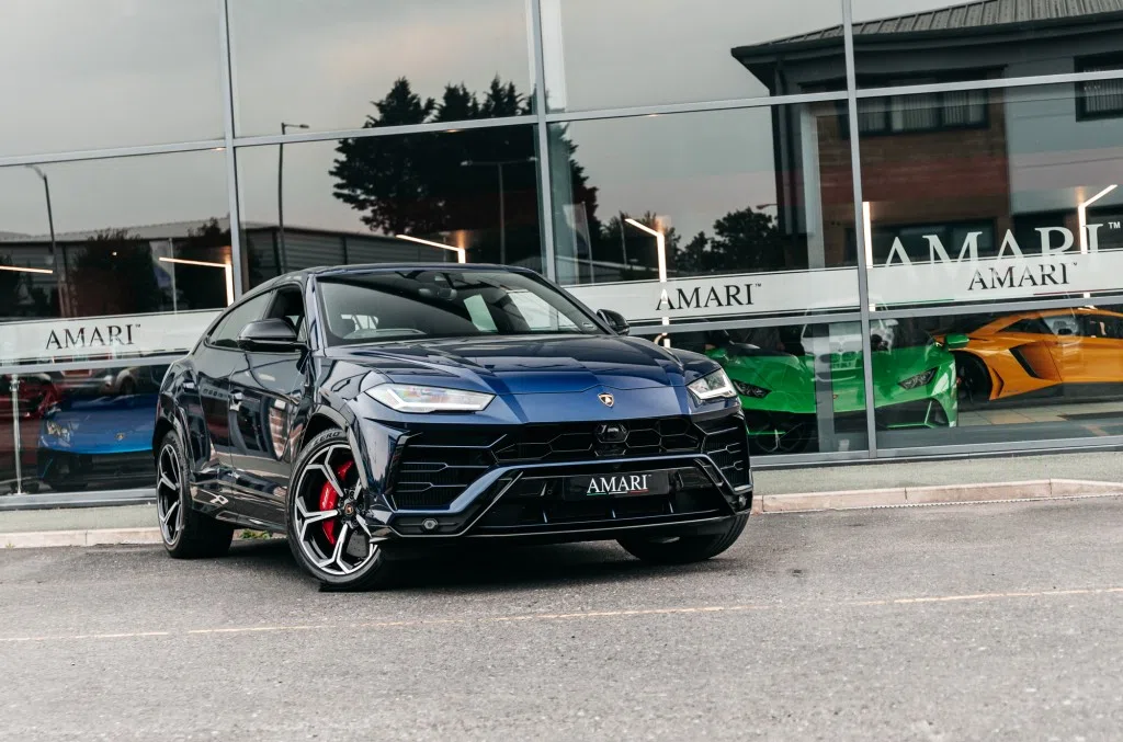 2020 Lamborghini Urus for sale, exterior, Blu Astraeus