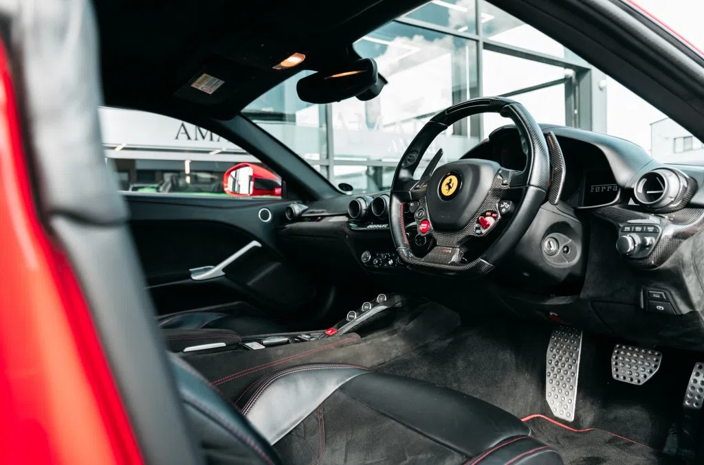 2013 Ferrari F12 Berlinetta Novitec N-LARGO interior, dashboard, Nero Hide