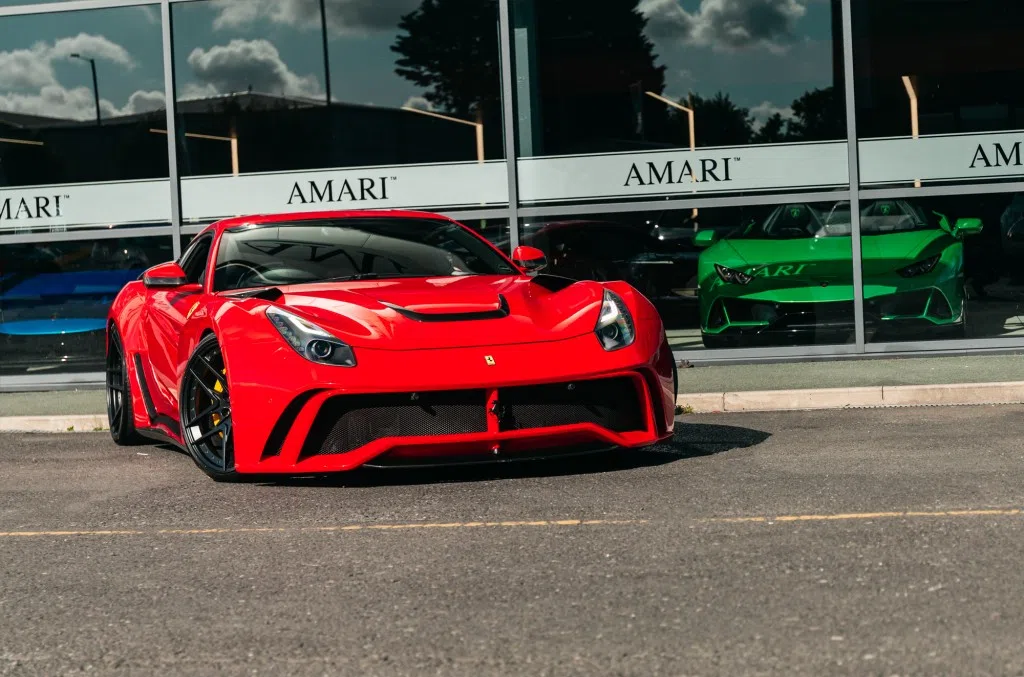 2013 Ferrari F12 Berlinetta Novitec N-LARGO for sale, exterior, Rosso Scuderia
