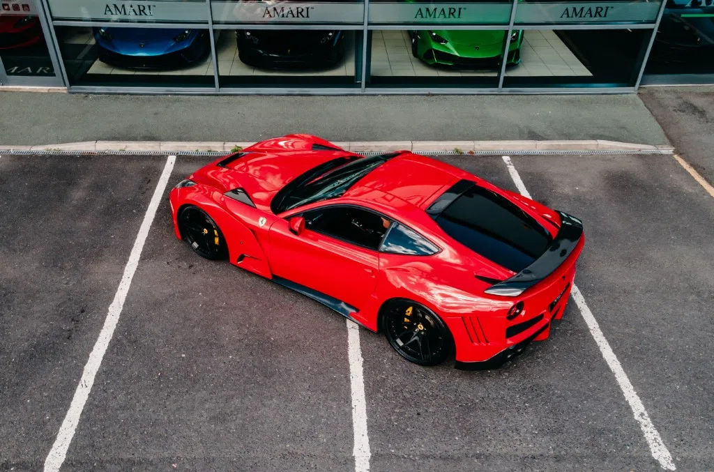 2013 Ferrari F12 Berlinetta Novitec N-LARGO for sale, exterior, Rosso Scuderia