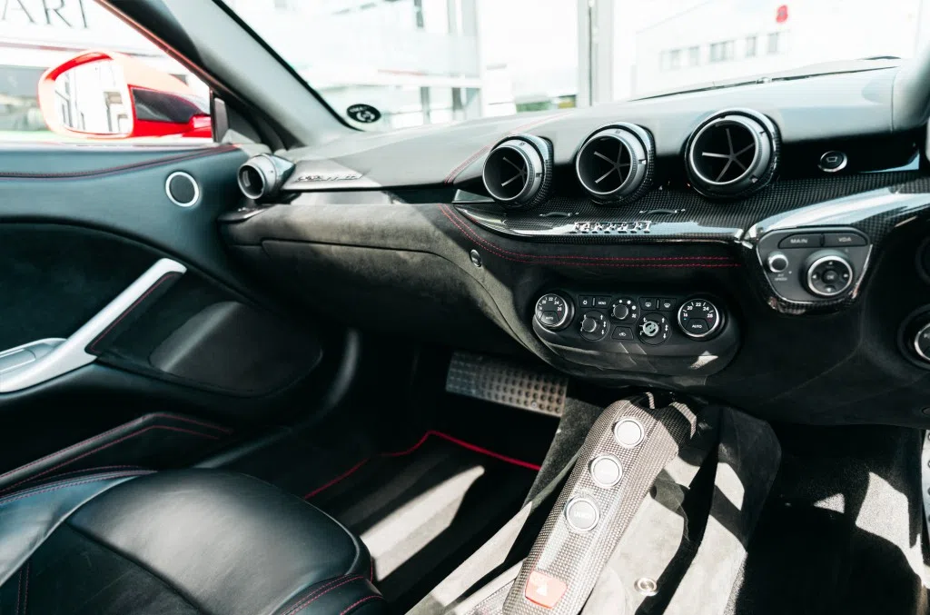 2013 Ferrari F12 Berlinetta Novitec N-LARGO interior, dashboard, Nero Hide