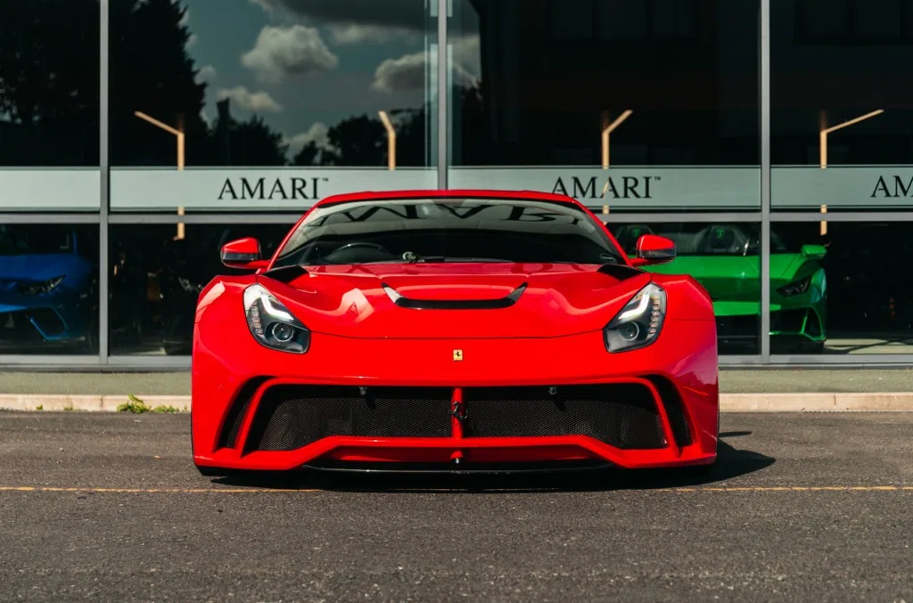 2013 Ferrari F12 Berlinetta Novitec N-LARGO for sale, exterior, Rosso Scuderia