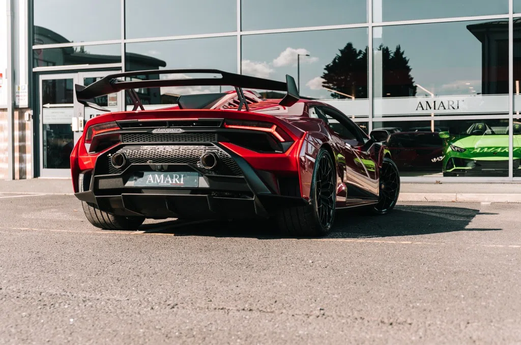 2021 Lamborghini Huracan STO for sale, exterior, Rosso Bia