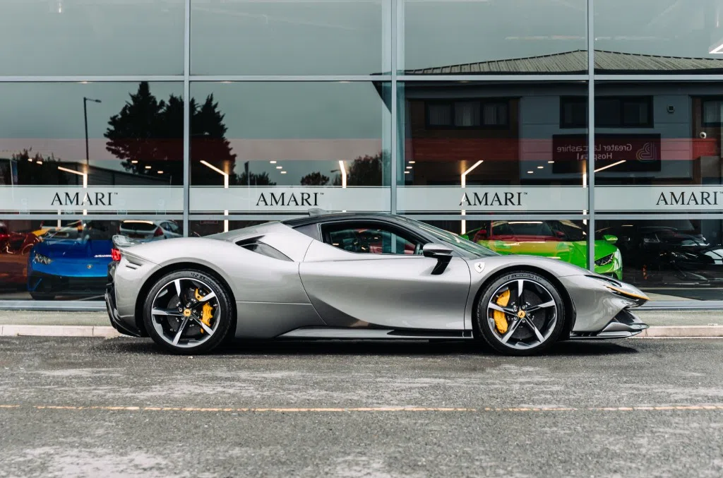 2021 Ferrari SF90 Stradale Assetto for sale, exterior, Grigio Ferro Metallic