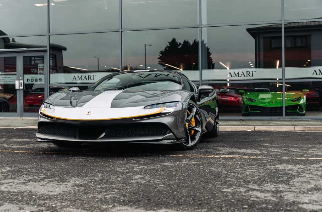 2021 Ferrari SF90 Stradale Assetto for sale, exterior, Grigio Ferro Metallic