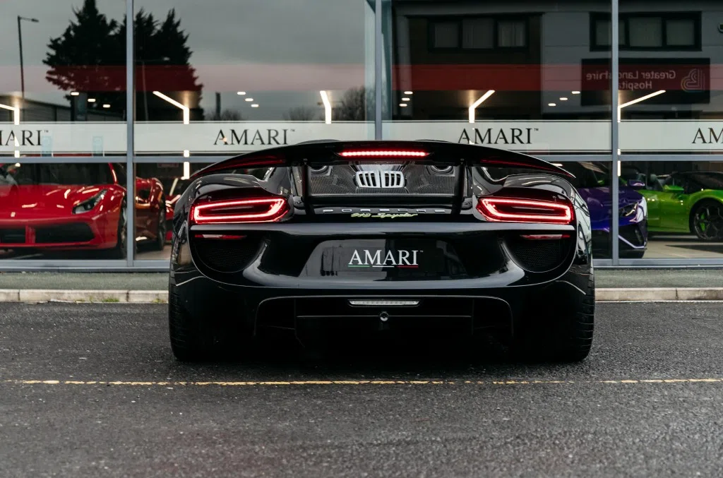 2015 Porsche 918 Spyder for sale, exterior, Jet Black Metallic