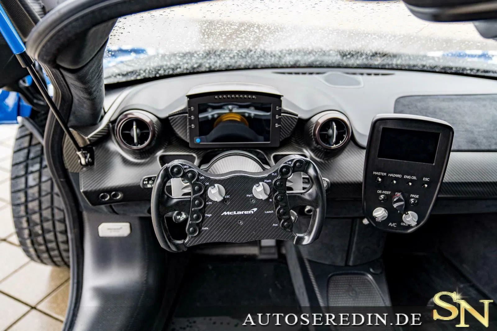 2019 McLaren Senna GTR interior, dashboard