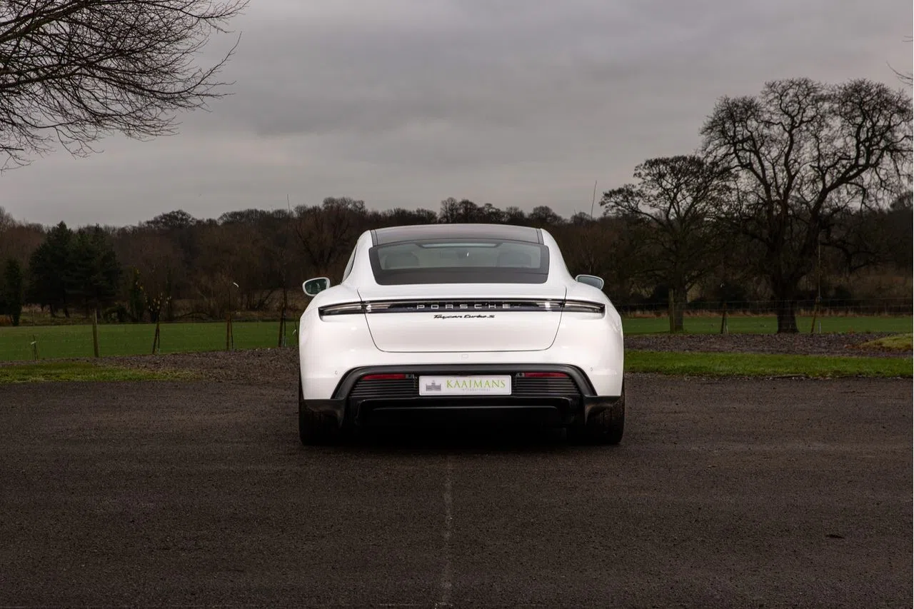 2021 Porsche Taycan Turbo S for sale, exterior, White