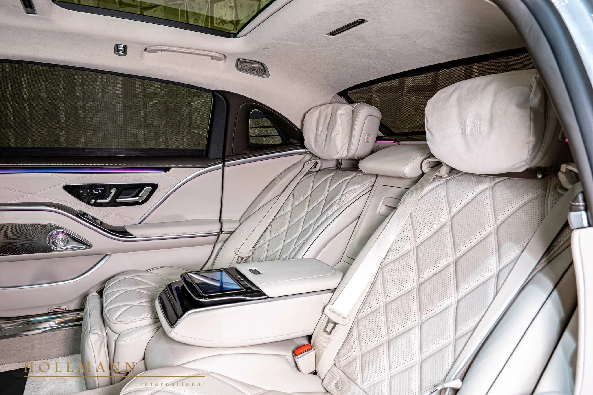 2022 Mercedes-Maybach S 680 interior, seats, Leather Exclusive Beige