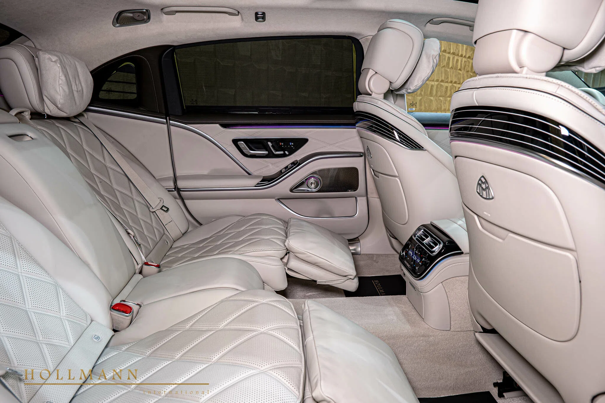2022 Mercedes-Maybach S 680 interior, seats, Leather Exclusive Beige