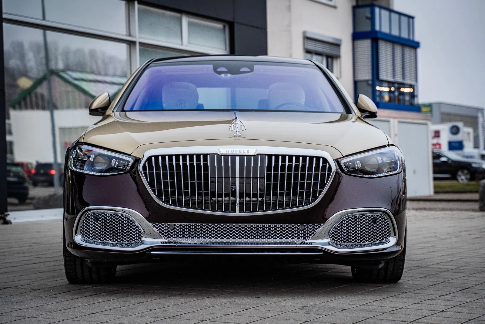 2022 Mercedes-Maybach S580 by Hofele Design for sale, exterior, RUBELLITE RED - LACK | metallic
