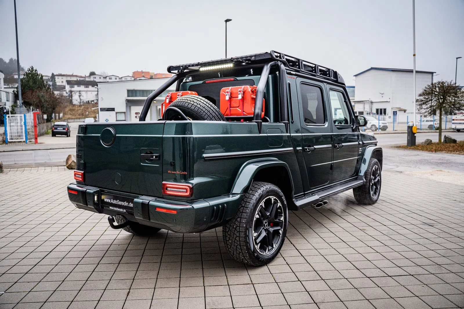 2022 Mercedes-Benz G 63 AMG PICK UP WINCH 4X4 LIMITED for sale, exterior, MANUFAKTUR PERIKLASGREEN | metallic