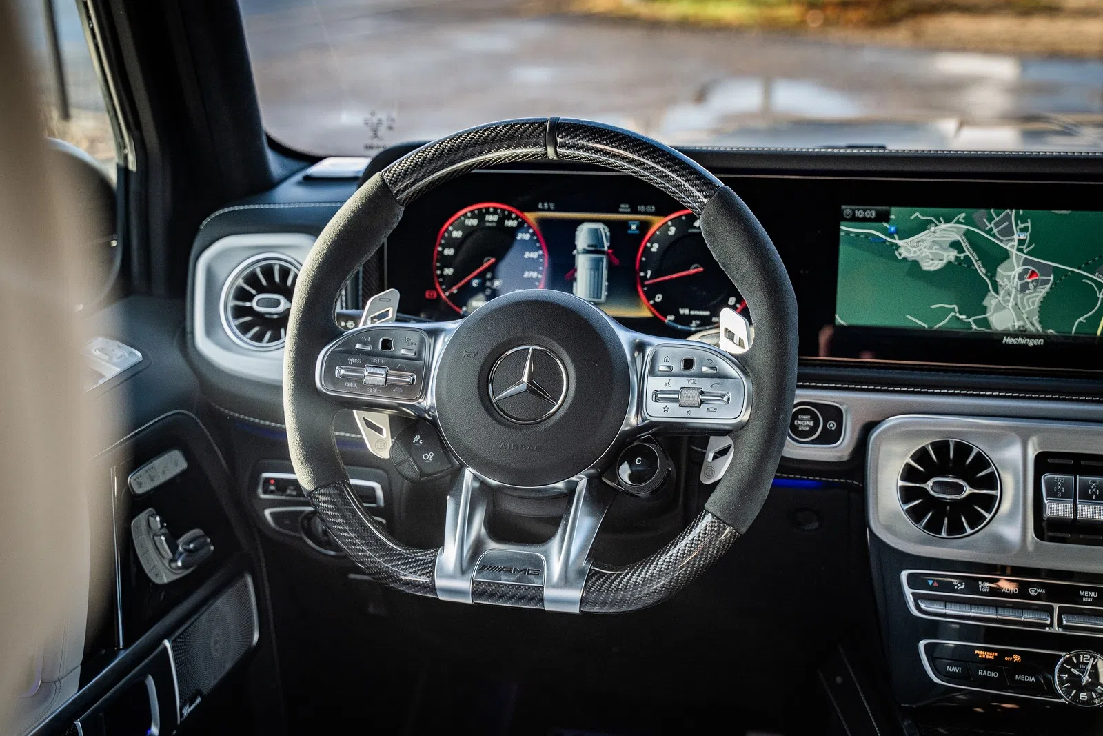 2022 BRABUS G 800 interior, Weiss | Leder