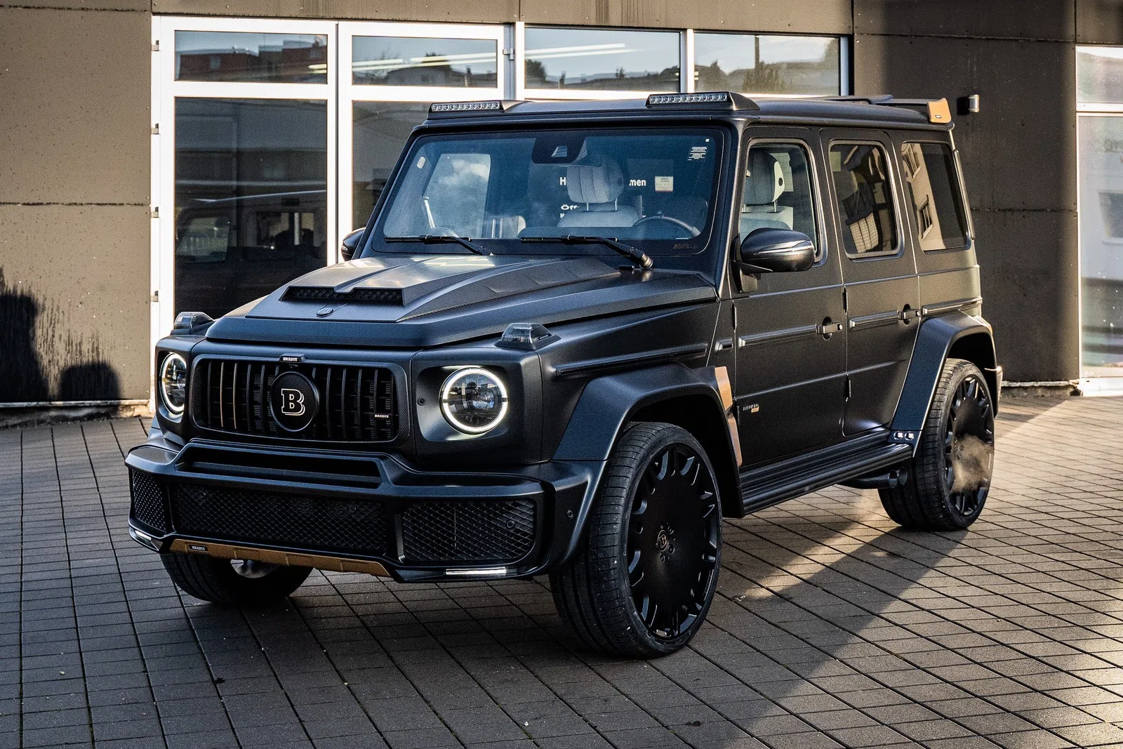 2022 BRABUS G 800 for sale, exterior, Designo Magno - Nachtschwarz