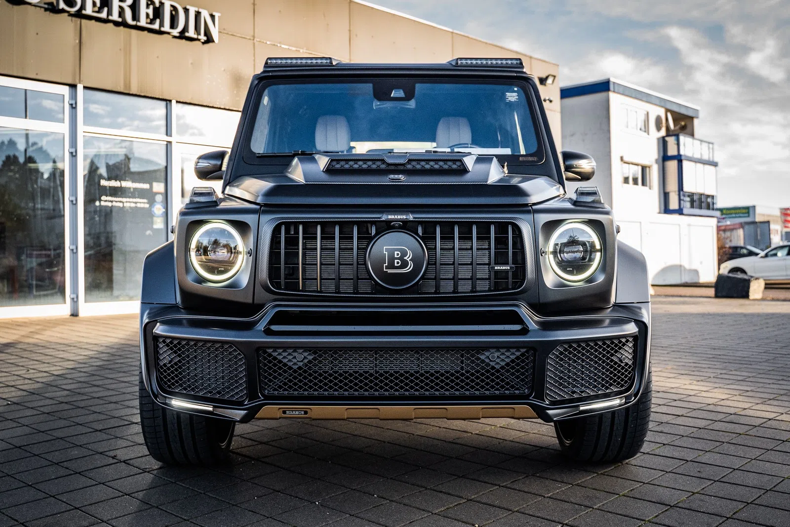 2022 BRABUS G 800 for sale, exterior, Designo Magno - Nachtschwarz
