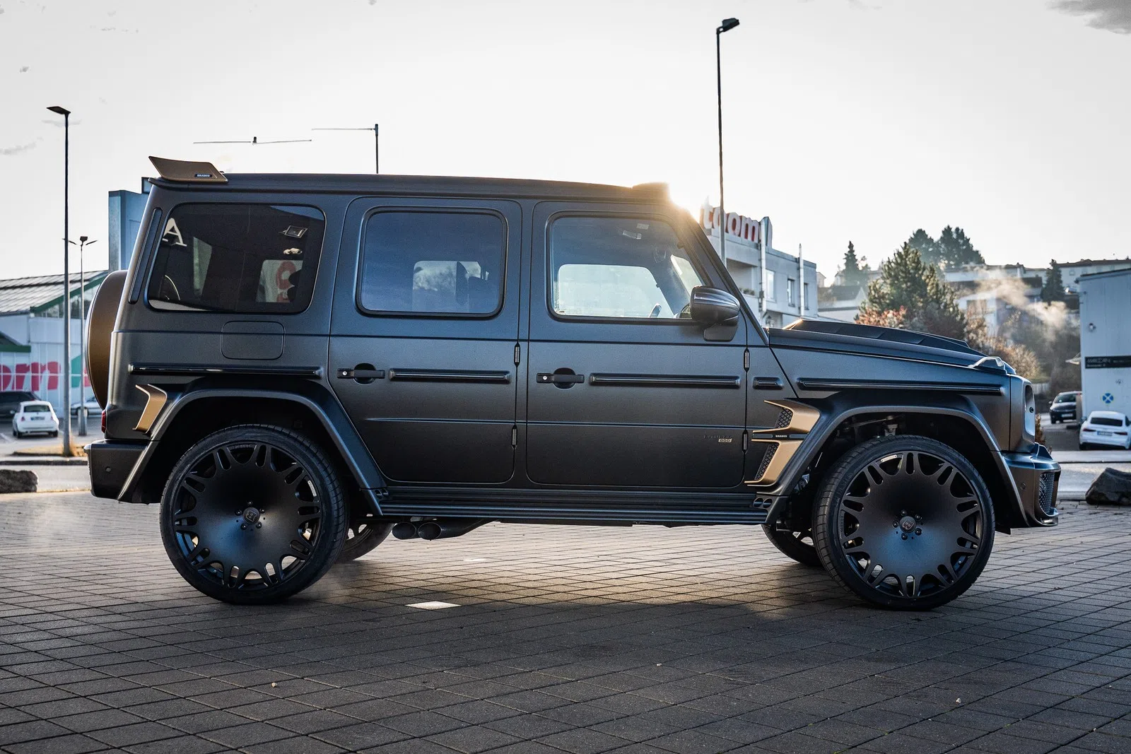 2022 BRABUS G 800 for sale, exterior, Designo Magno - Nachtschwarz