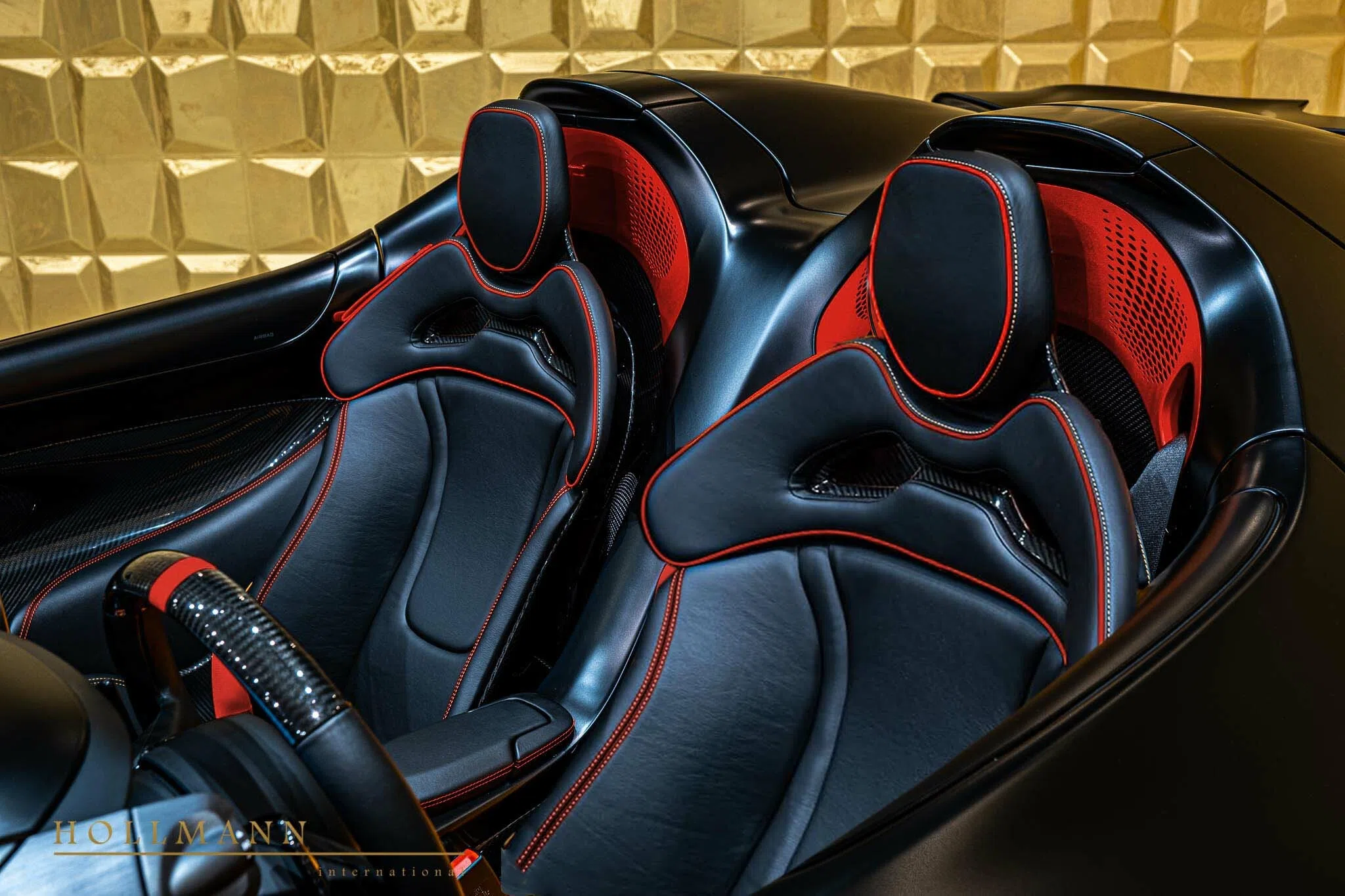 2022 McLaren Elva interior, seats, Jet Black