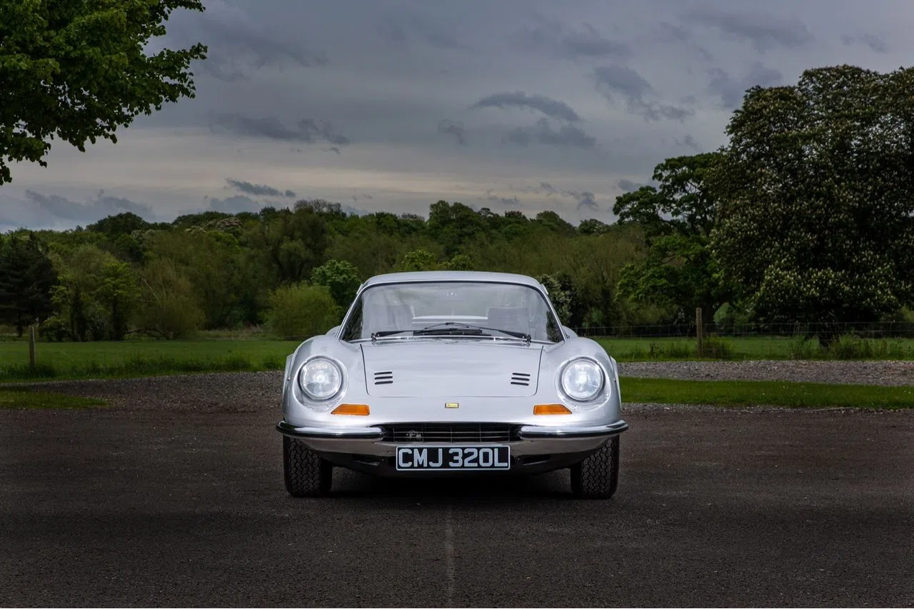 1971 Ferrari DINO 246 GT for sale, exterior, Argento Auteil