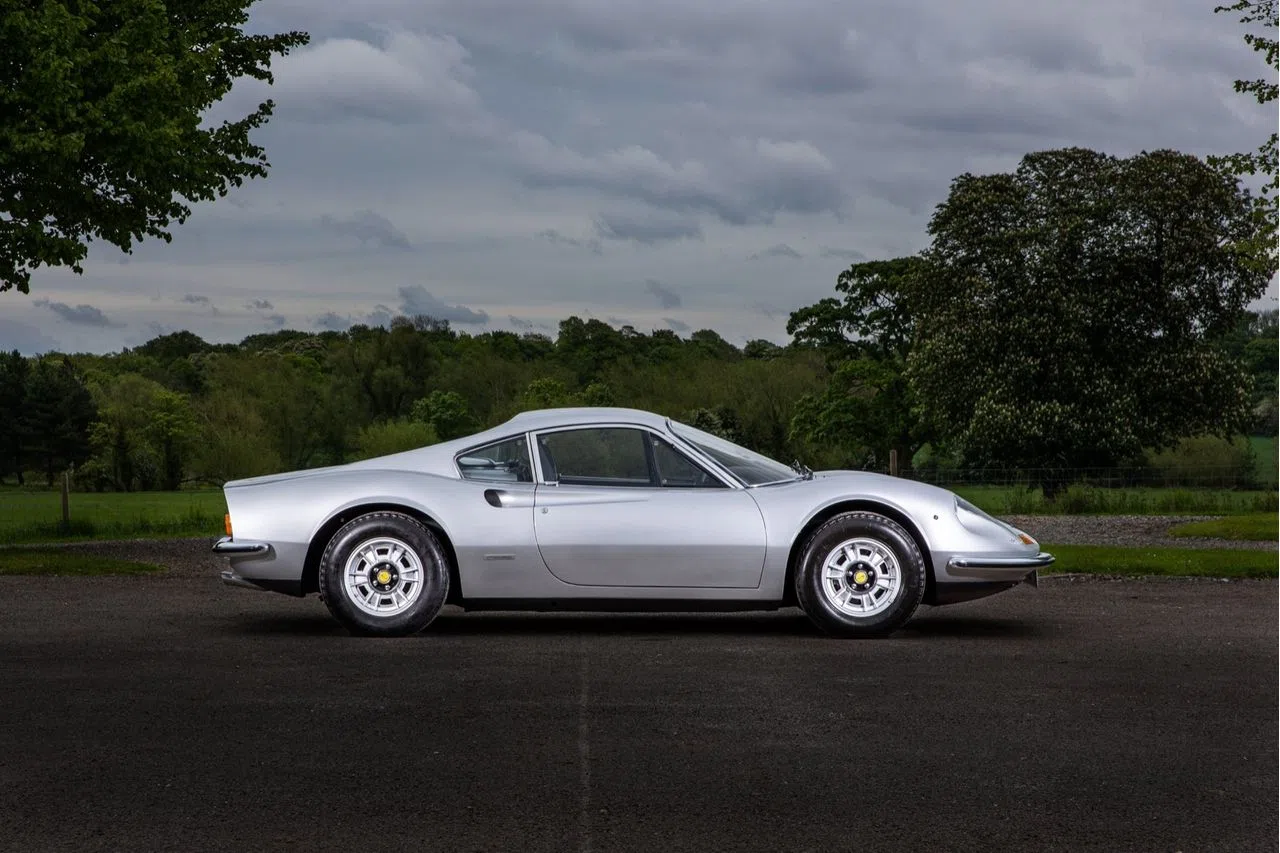1971 Ferrari DINO 246 GT for sale, exterior, Argento Auteil