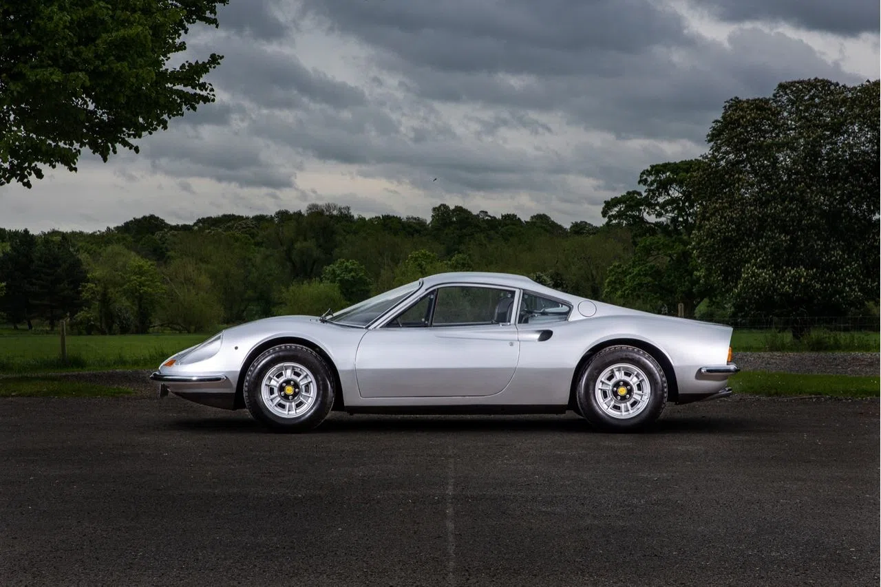 1971 Ferrari DINO 246 GT for sale, exterior, Argento Auteil