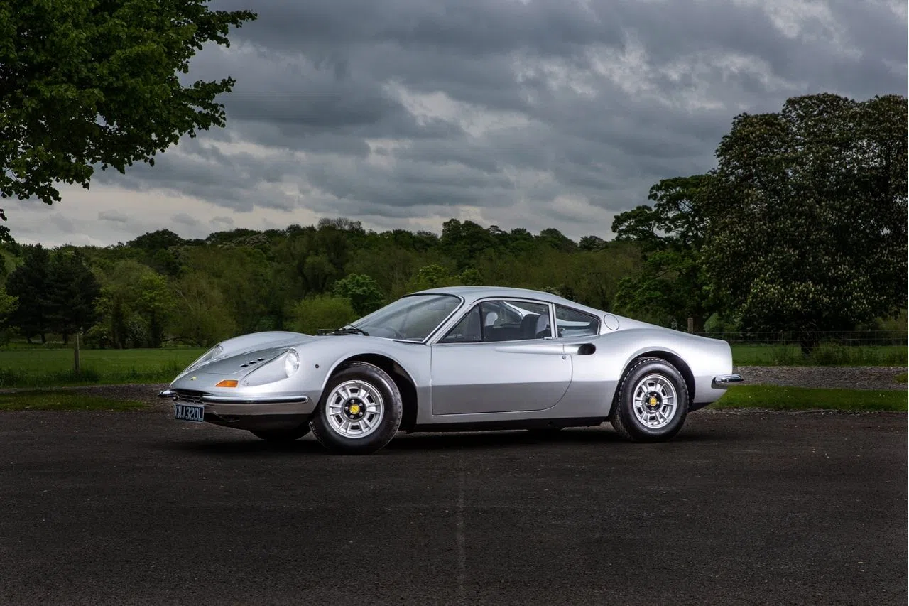 1971 Ferrari DINO 246 GT for sale, exterior, Argento Auteil