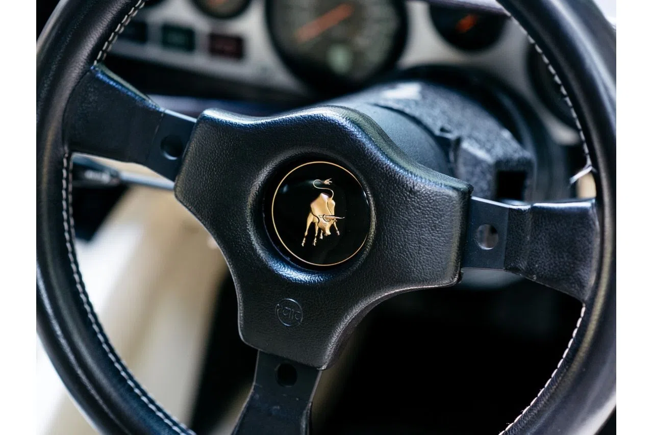 1983 Lamborghini Countach LP 5000 S interior, steering wheel, Other