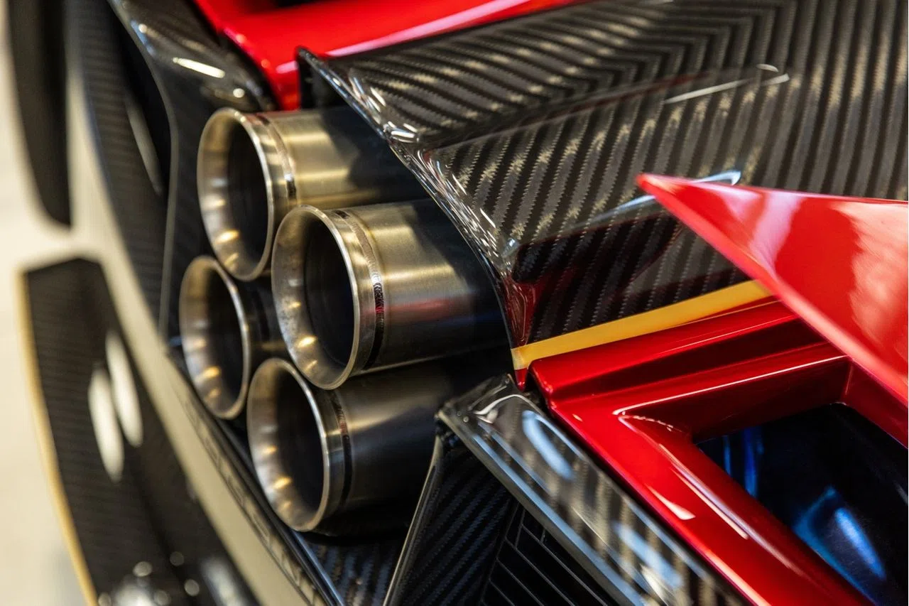 2019 Pagani Huayra Roadster engine