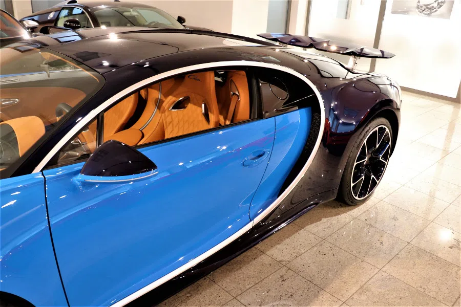2017 Bugatti Chiron New Atlantic Blue Metallic for sale, exterior, Atlantic Blue Metallic