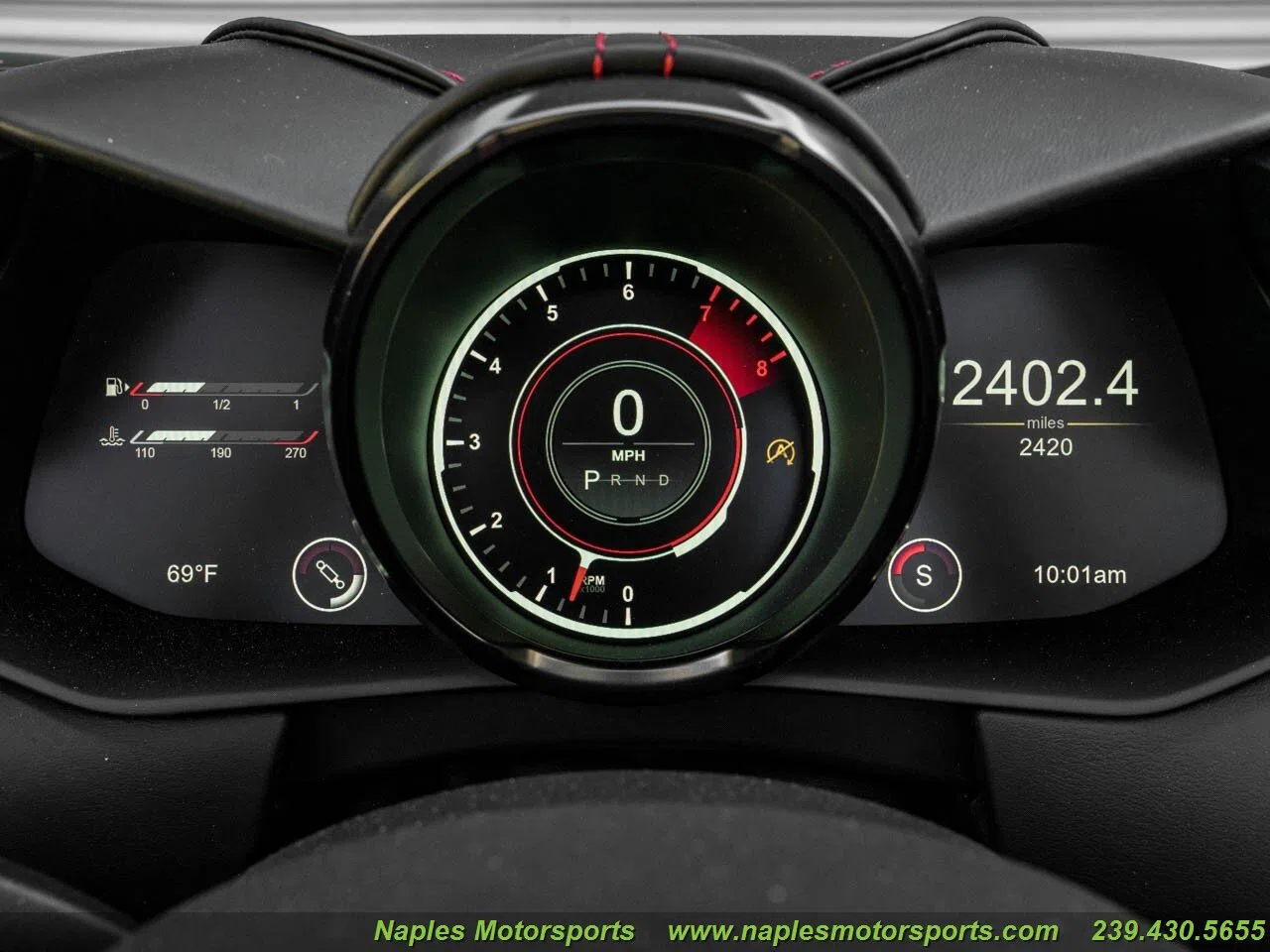 2021 Aston Martin DBS Superleggera interior, Spicy Red, Leather