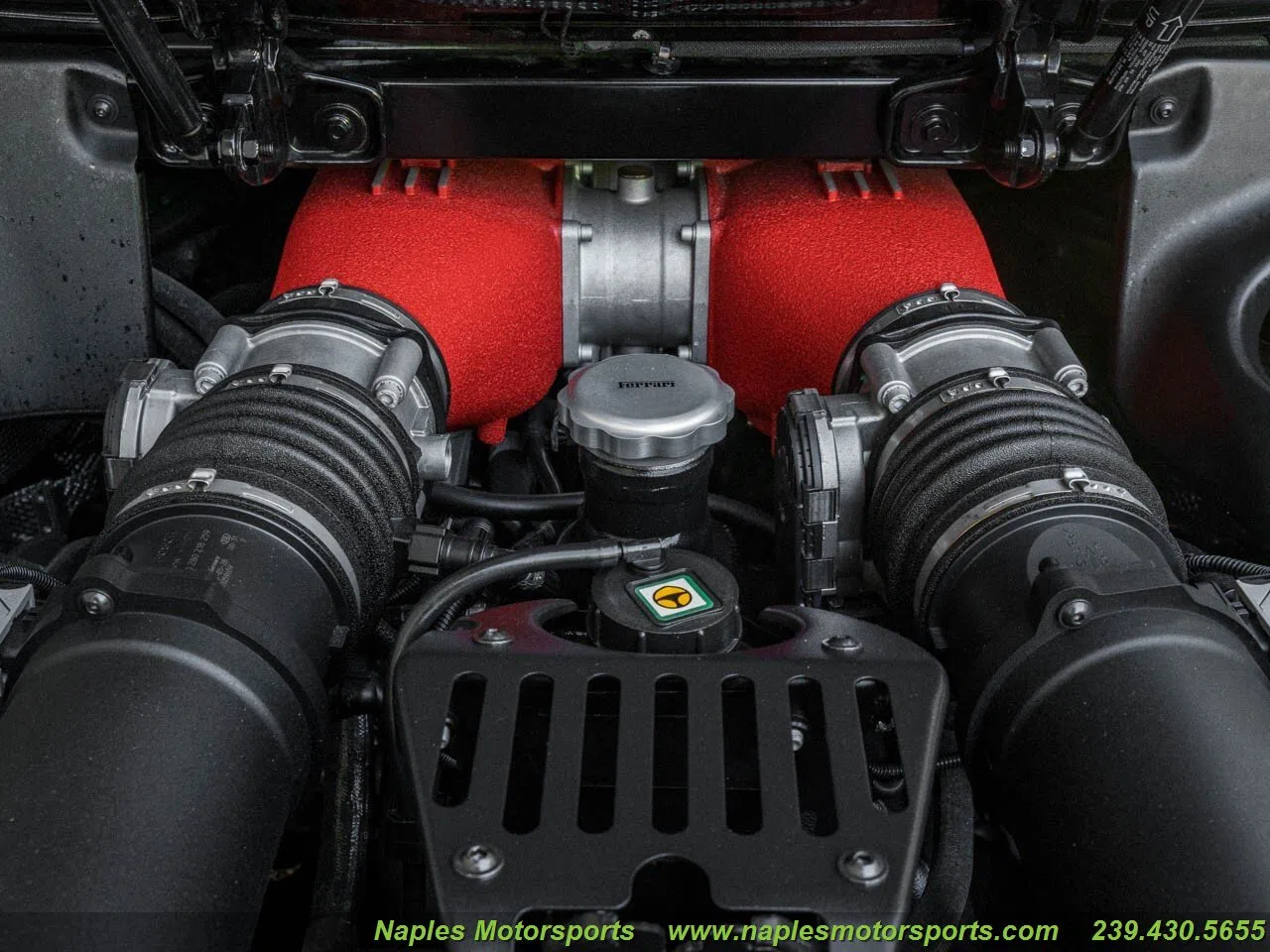 2014 Ferrari 458 Spider engine