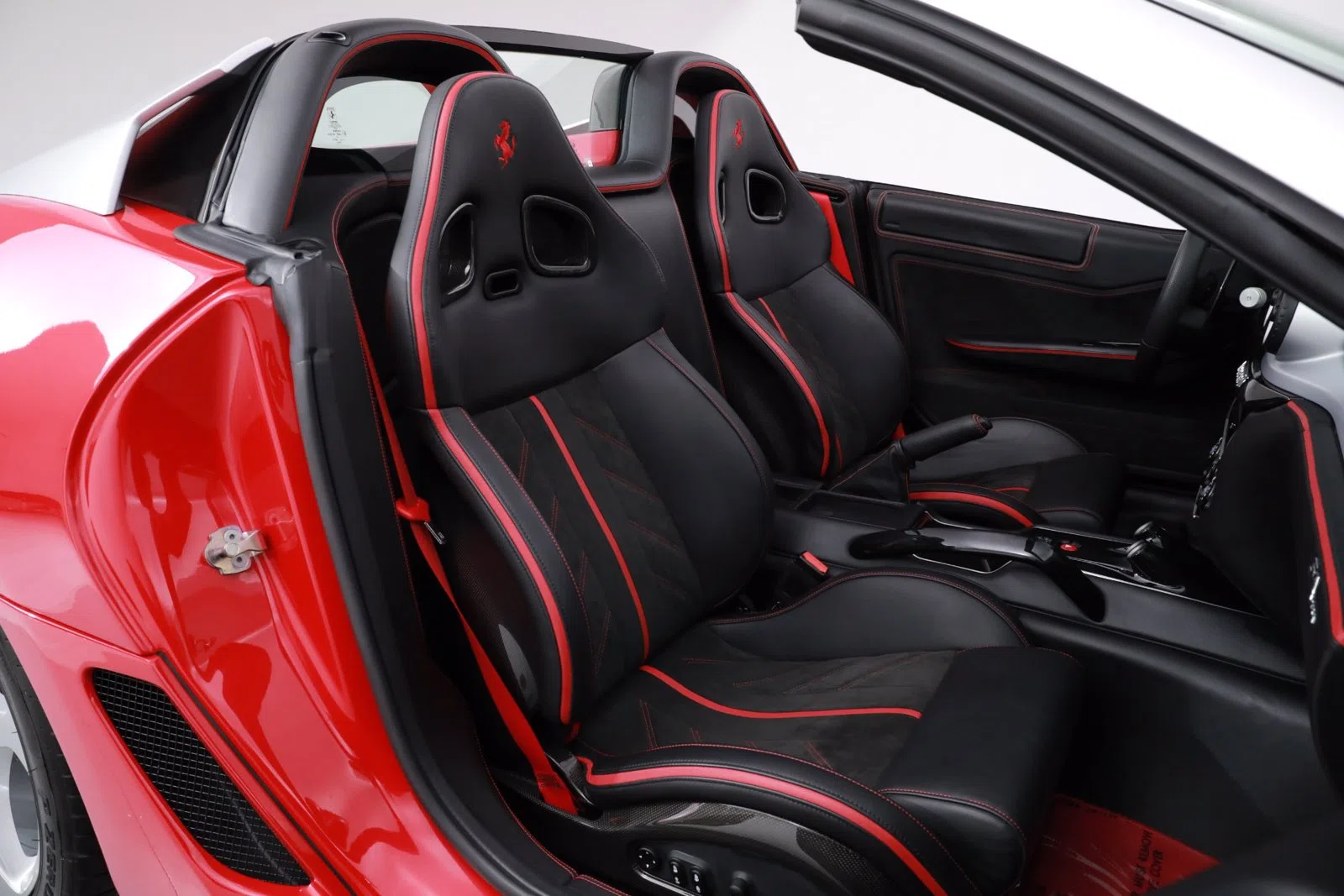 2011 Ferrari 599 SA Aperta interior, seats, Black Leather