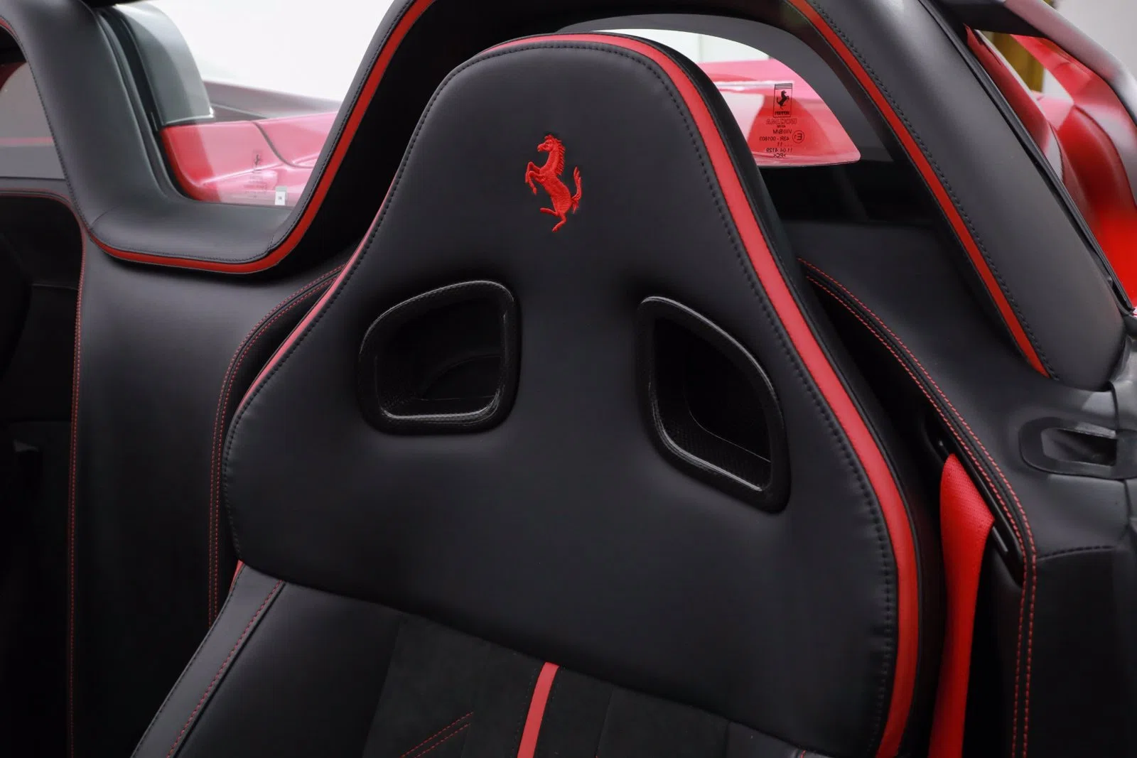 2011 Ferrari 599 SA Aperta interior, seats, Black Leather
